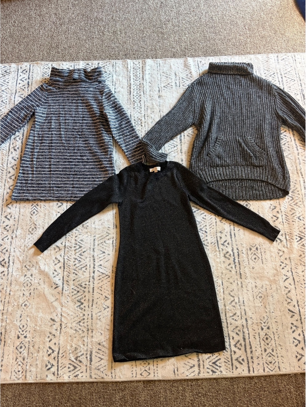 LOFT Women's Sweaters and Dress Bundle Size XXSP